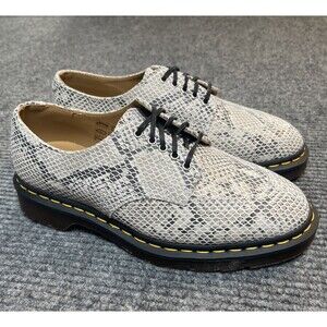 Dr. Martens 2046 Women’s Size 8/Men’s 7 Python Print Suede Snake Skin Oxford NEW